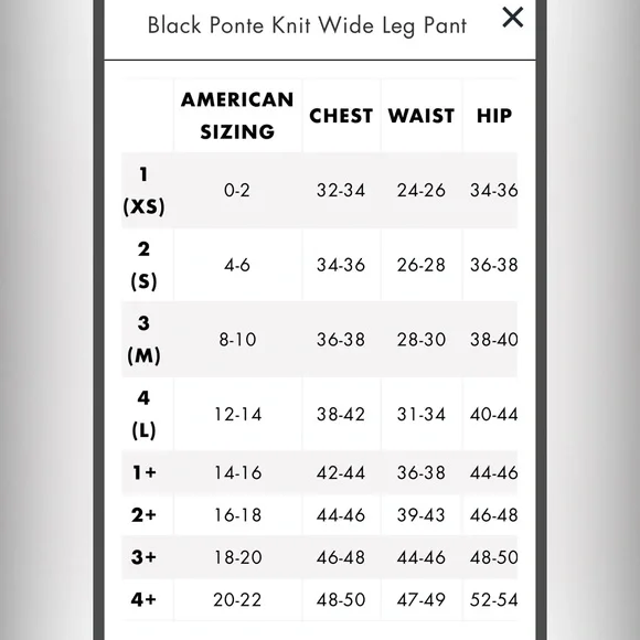 Ripley Rader Black Ponte Knit Wide Leg Pant Size 2 (4-6) - Picture 6 of 7